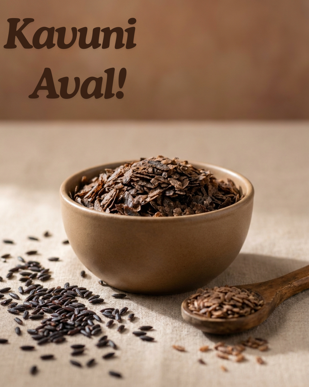 Karupu kavuni  (Thick) | கருப்பு கவுனி அவல்