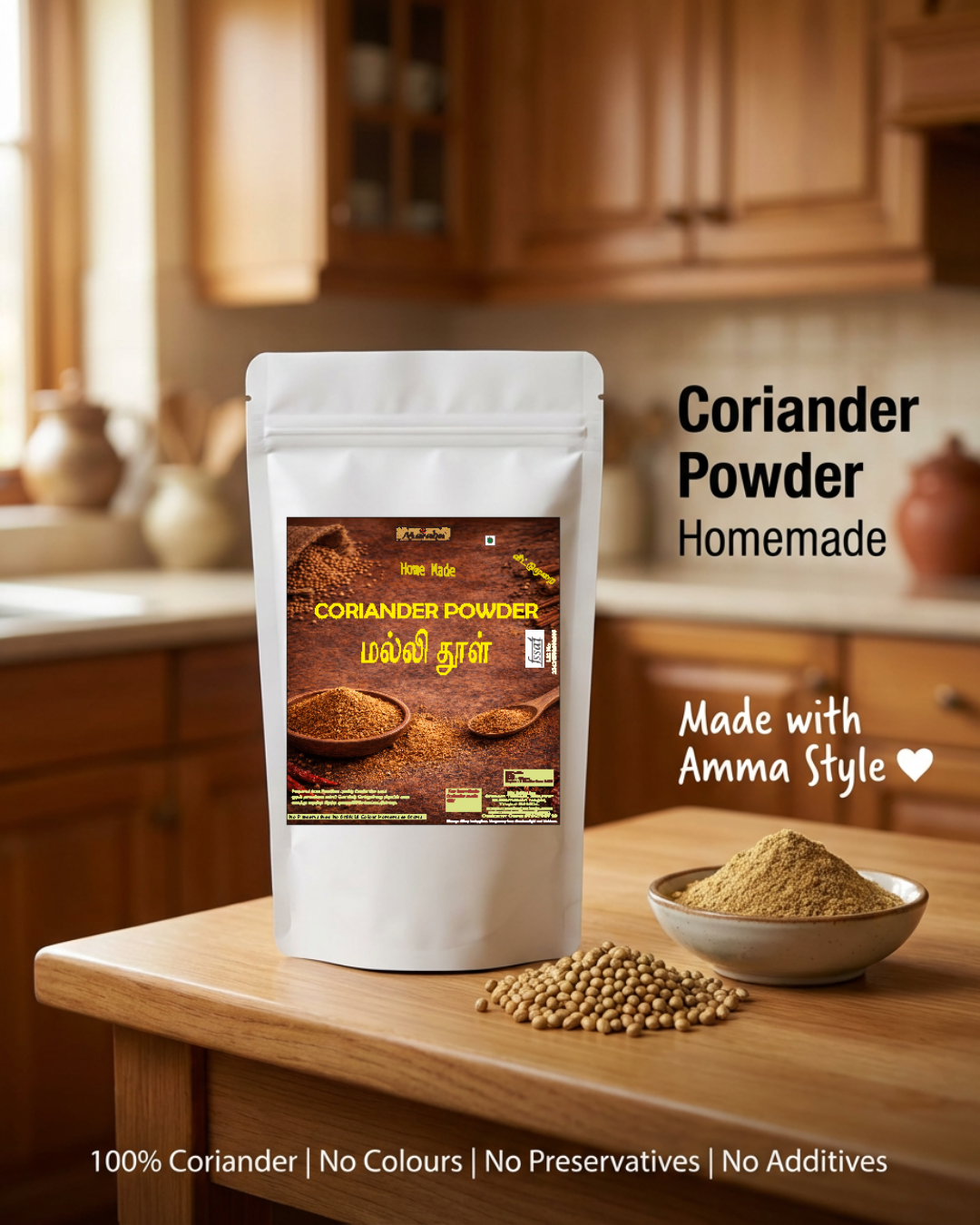 Homemade Pure Coriander Power | Malli Thool