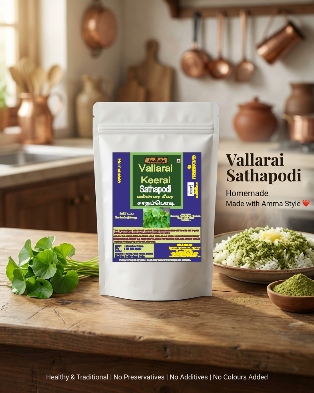 Marabu Vallarai Sathapodi ( வல்லாரை சாதப்பொடி)