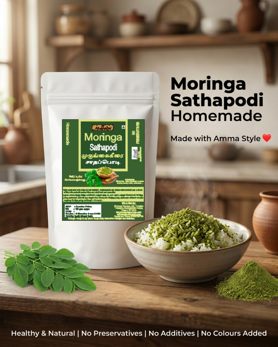 Moringa Sathapodi | முருங்கை சாதப்பொடி