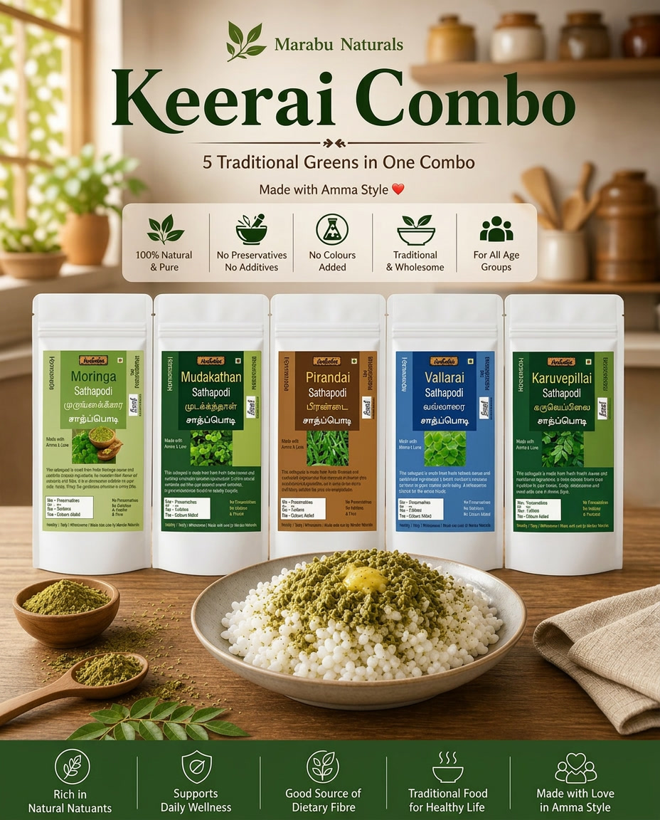 Keerai Sathapodi | Pack of 5 Combo