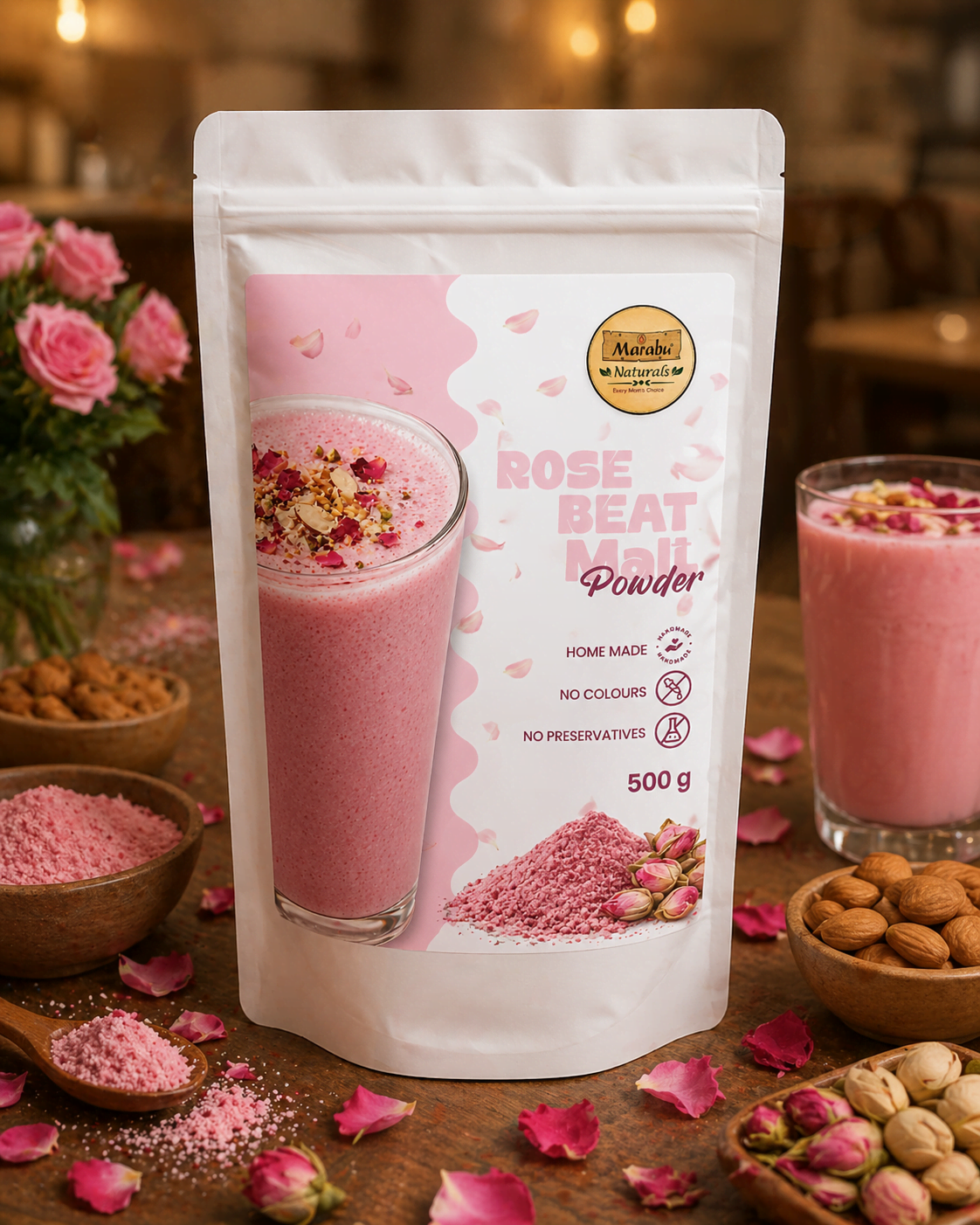 Rose Beat Nuts Malt