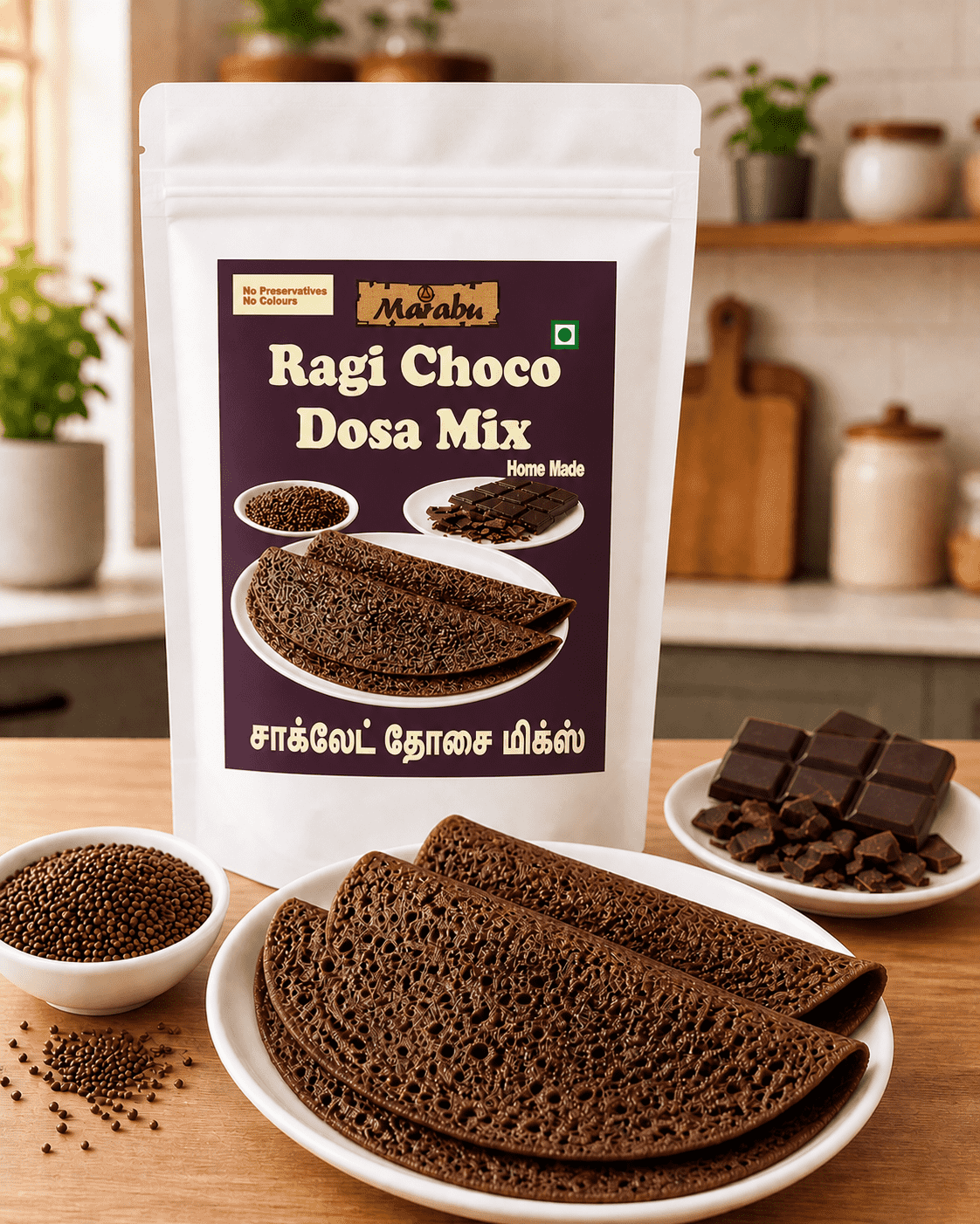 Ragi Choco Dosa Mix 250gm