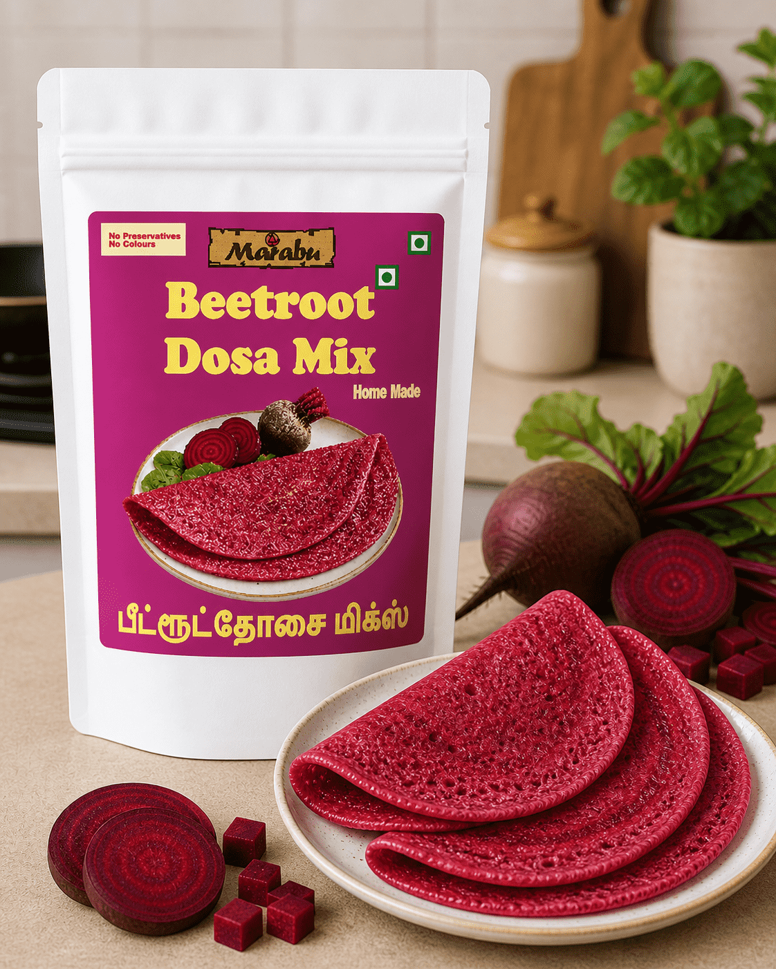 Beetroot Dosa Mix 250gm - View 1