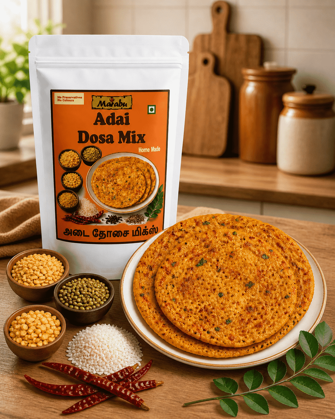 Adai Dosa Mix (அடை தோசை மிக்ஸ்) 250gm