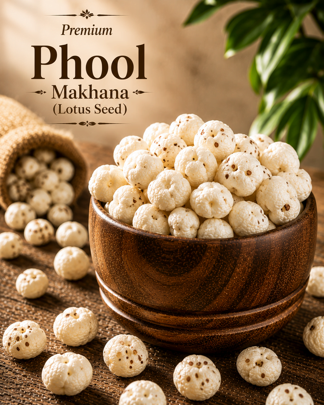 Premium Phool Makhana Lotus Seed (தாமரை விதை)