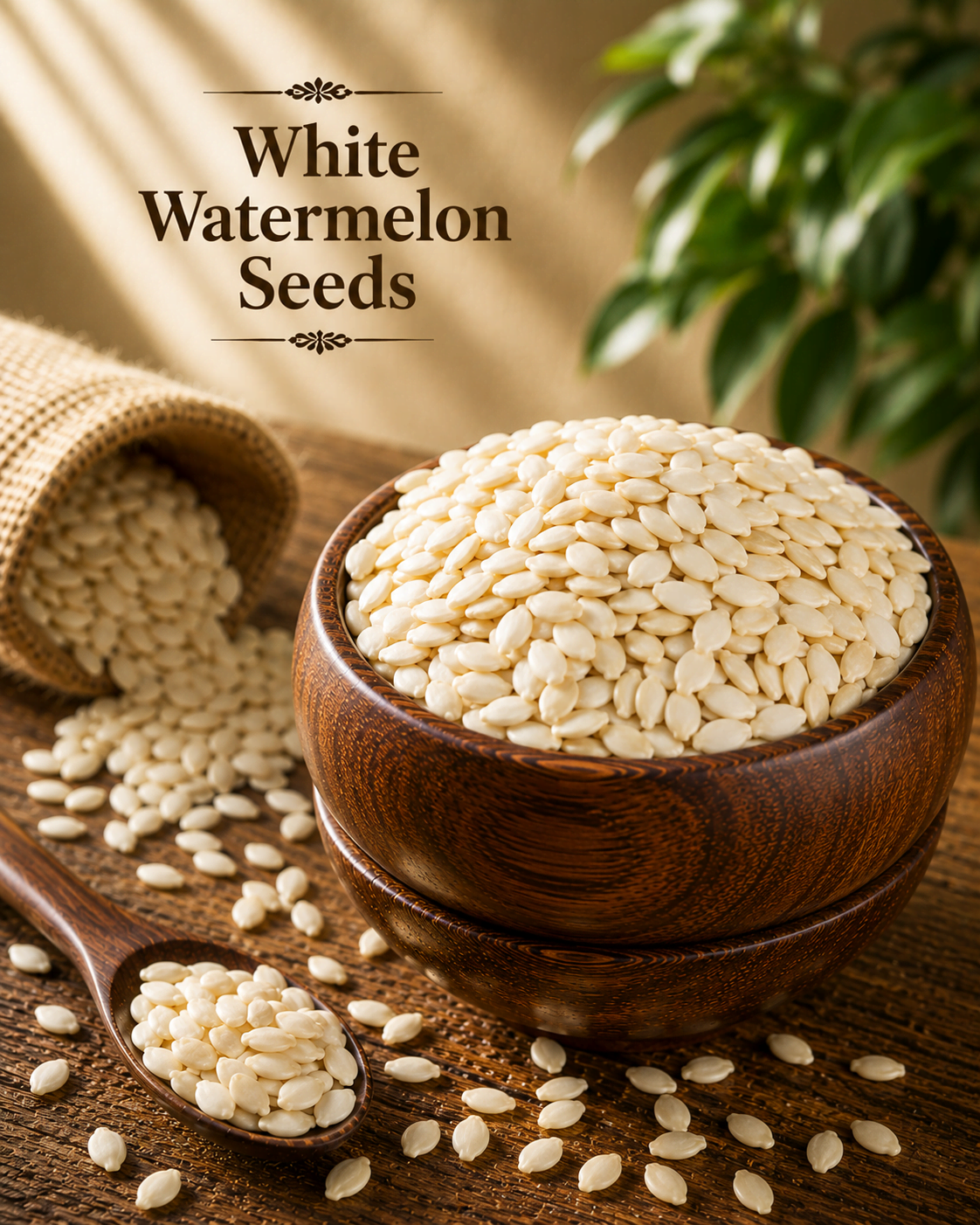 Watermelon Seeds (White) - View 1