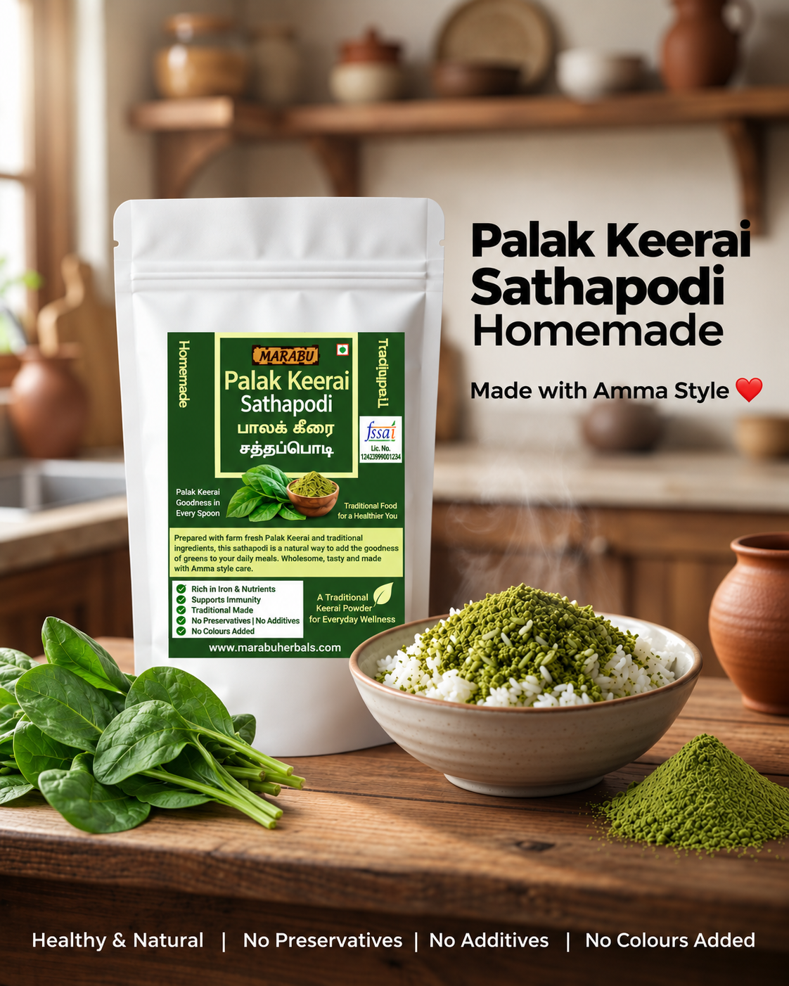Marabu Palakeerai Sathapodi Mix