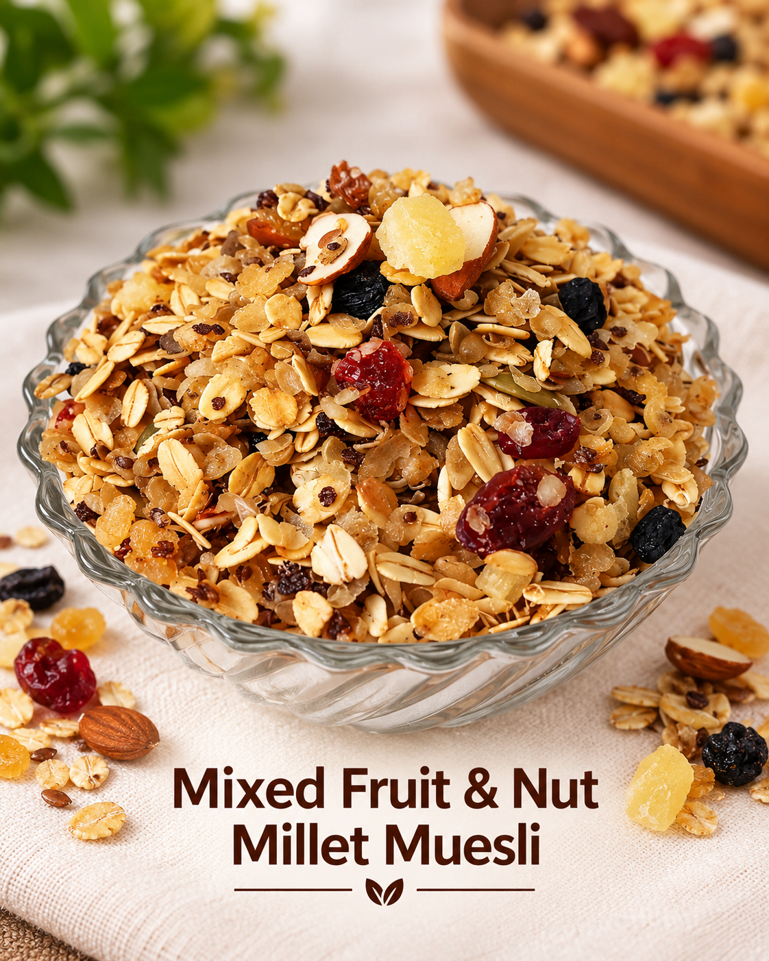 Mixed Nuts & Dry Fruits Muesli 250gm